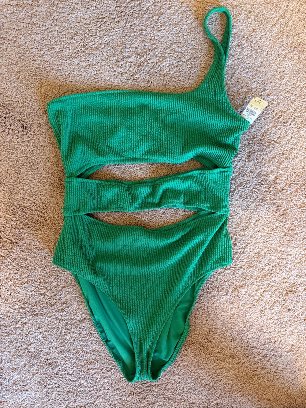Aerie Crinkle Full Coverage Swimsuit XL - Picture 2 of 5